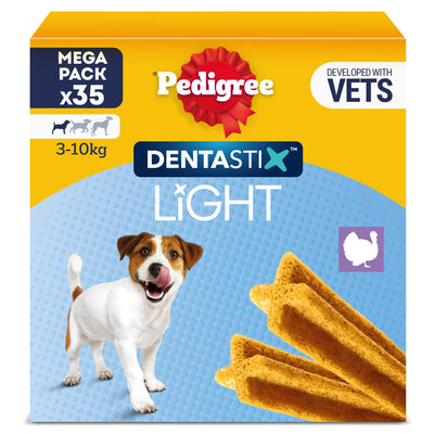 PEDIGREE DentaStix Light Daily Dental Chews Small Dog 35pc Sticks
